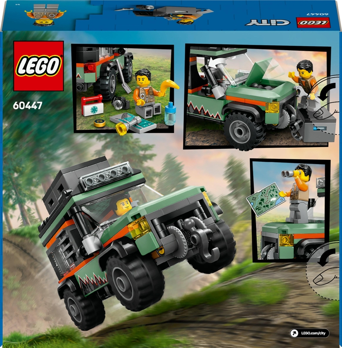 Konstruktorius LEGO City Off-Road 4x4 Mountain Truck - 8