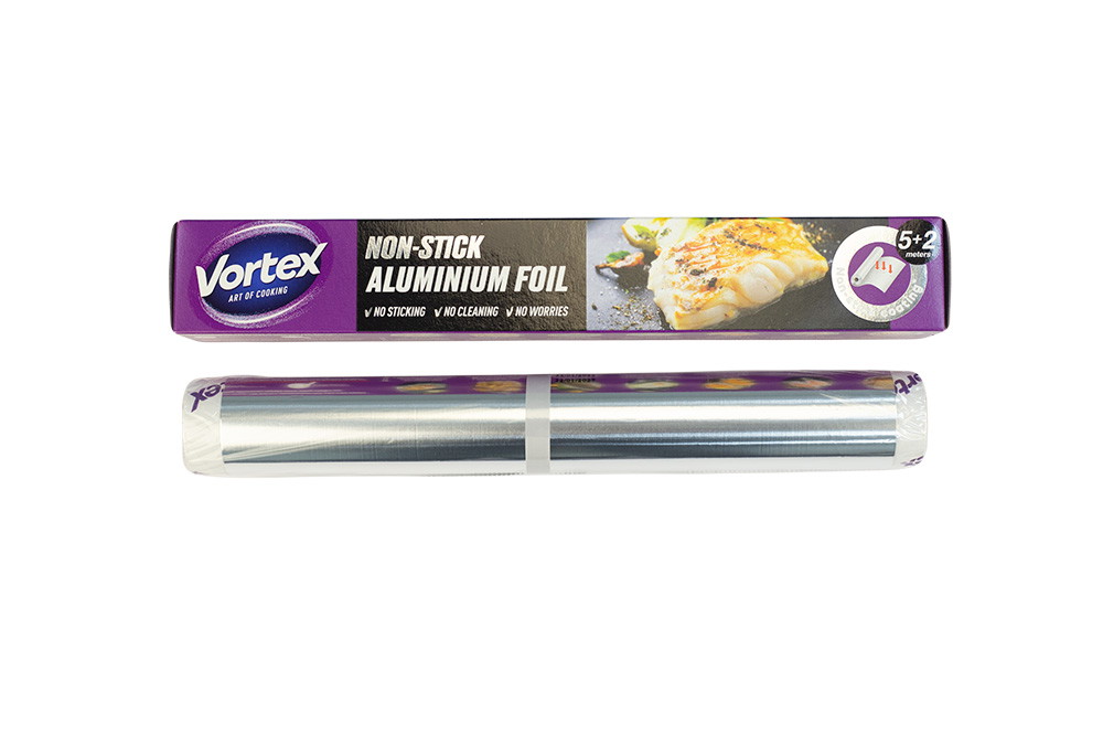 Aliuminio folija VORTEX NON-STICK, silikonizuota, 7 m - 3