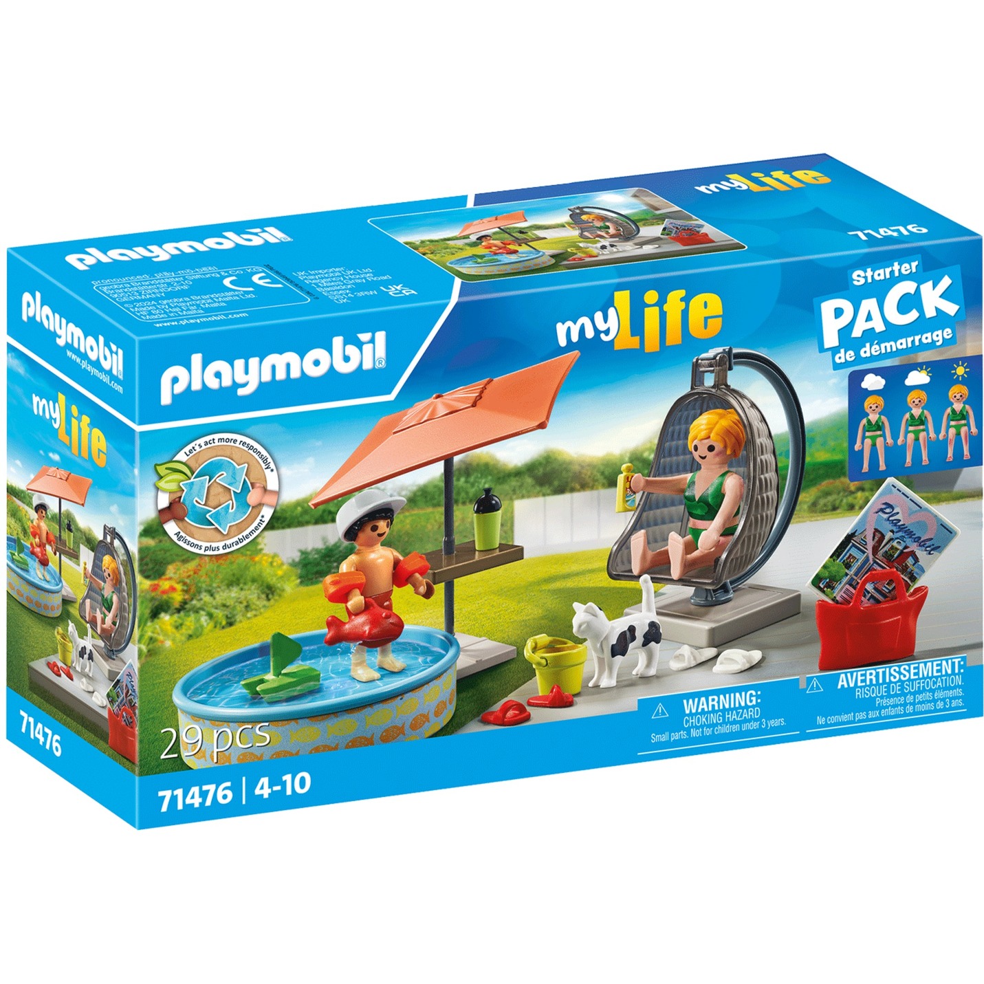 Maudynės kieme PLAYMOBIL CITY LIFE 71476-0