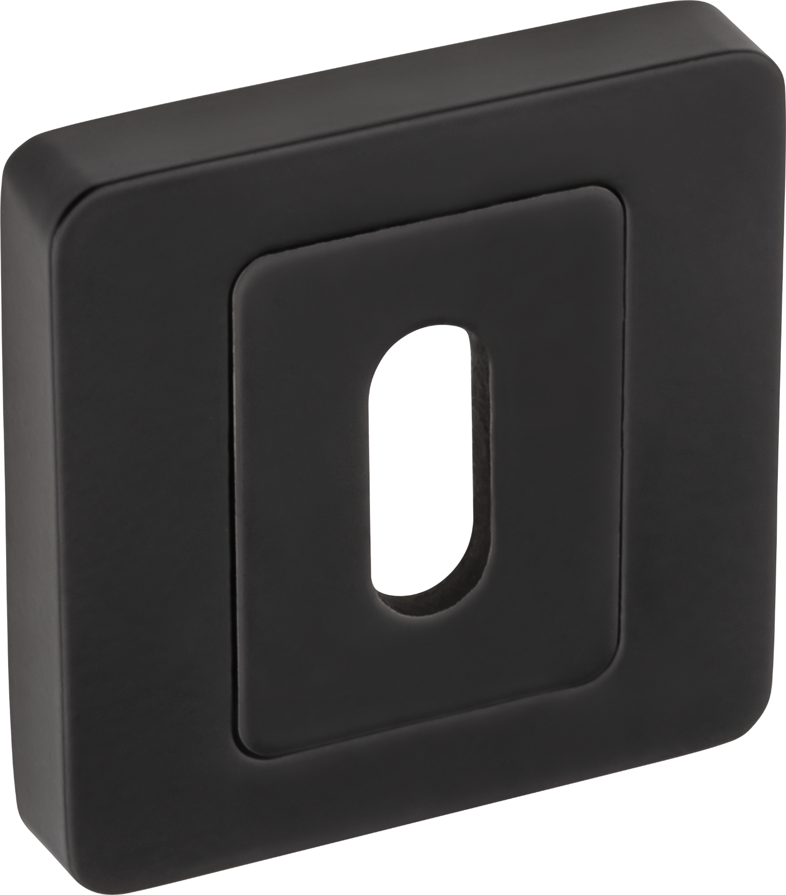 Durų rakto apyraktė QZ-540, kvadratinė, juodos spalvos