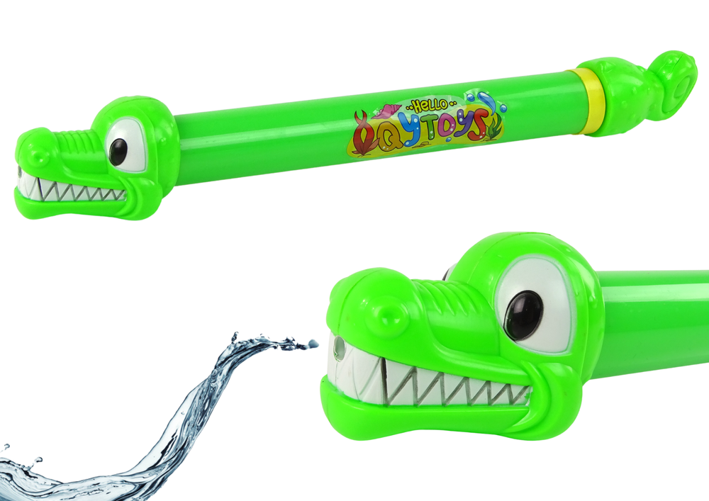 Vandens šautuvas Krokodilas, 45 cm, žalias