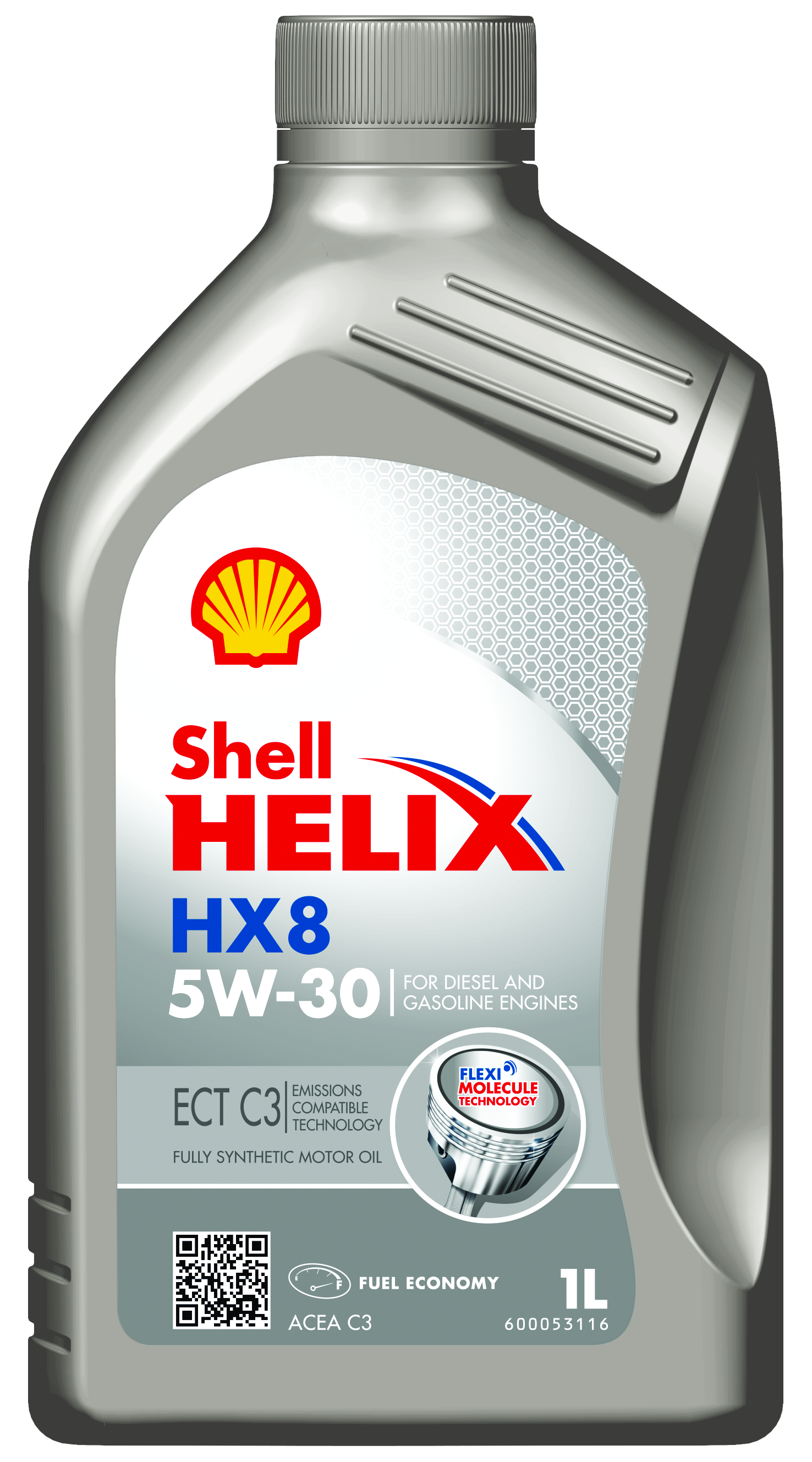 Automobilinė variklio alyva SHELL HELIX HX8 ECT C3 5W-30 1L