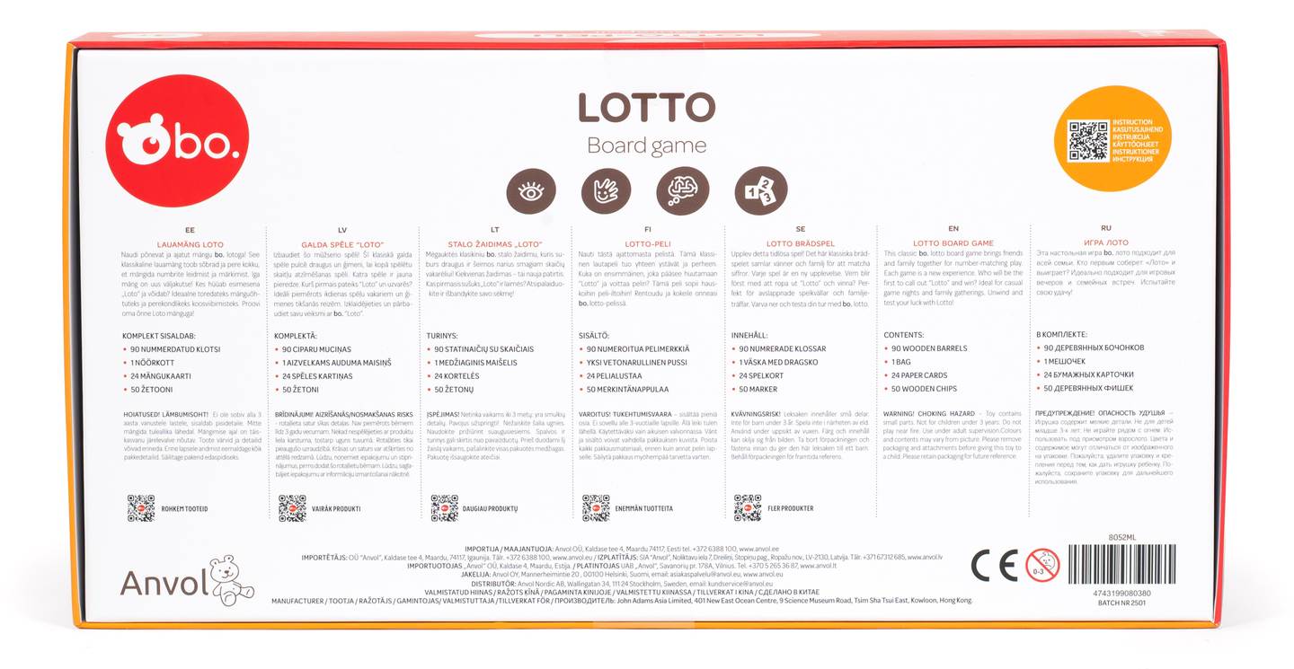 Stalo žaidimas Lotto BO.-1