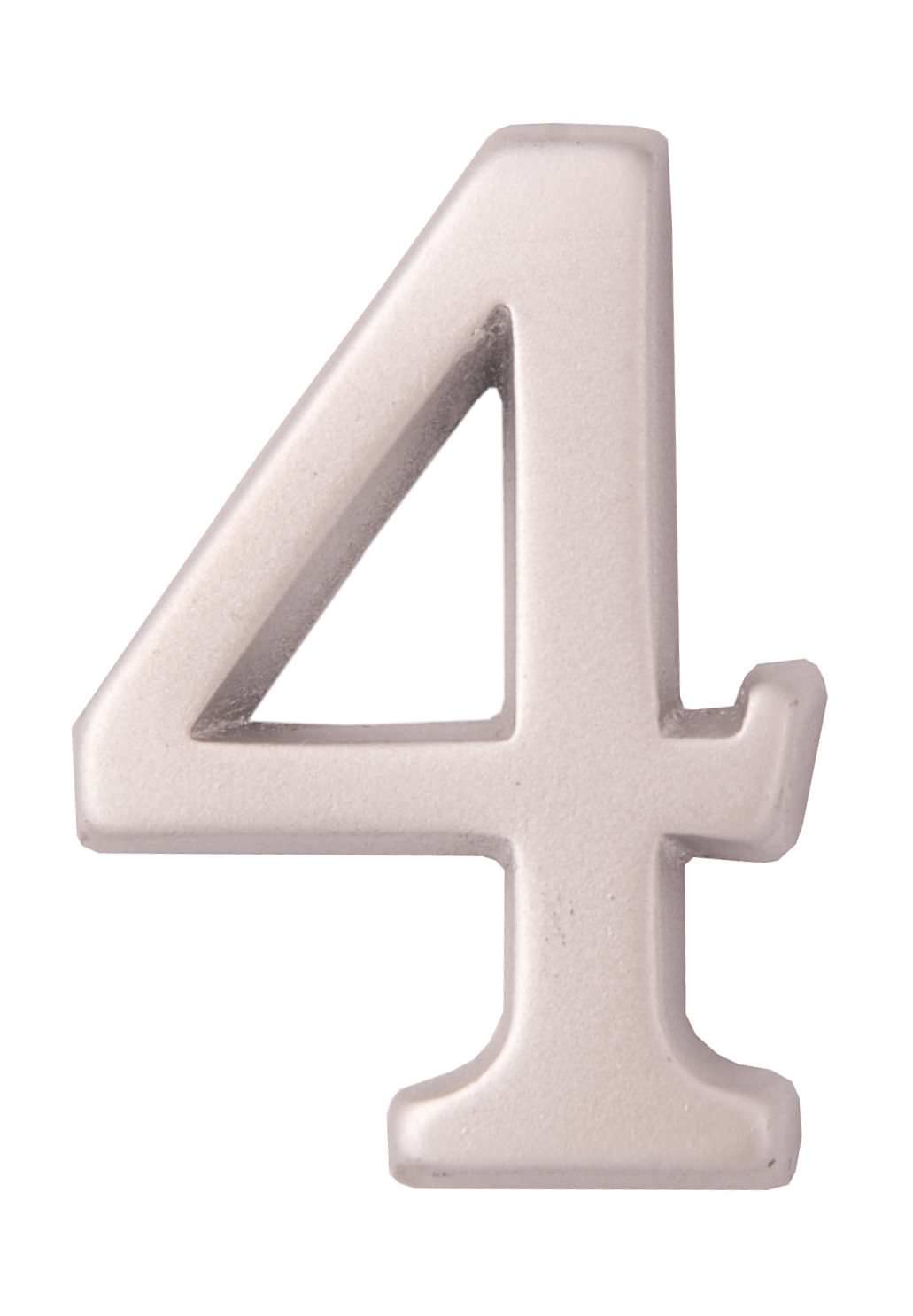 Numeris 4, 50 mm, klijuojamas, blizgus-0
