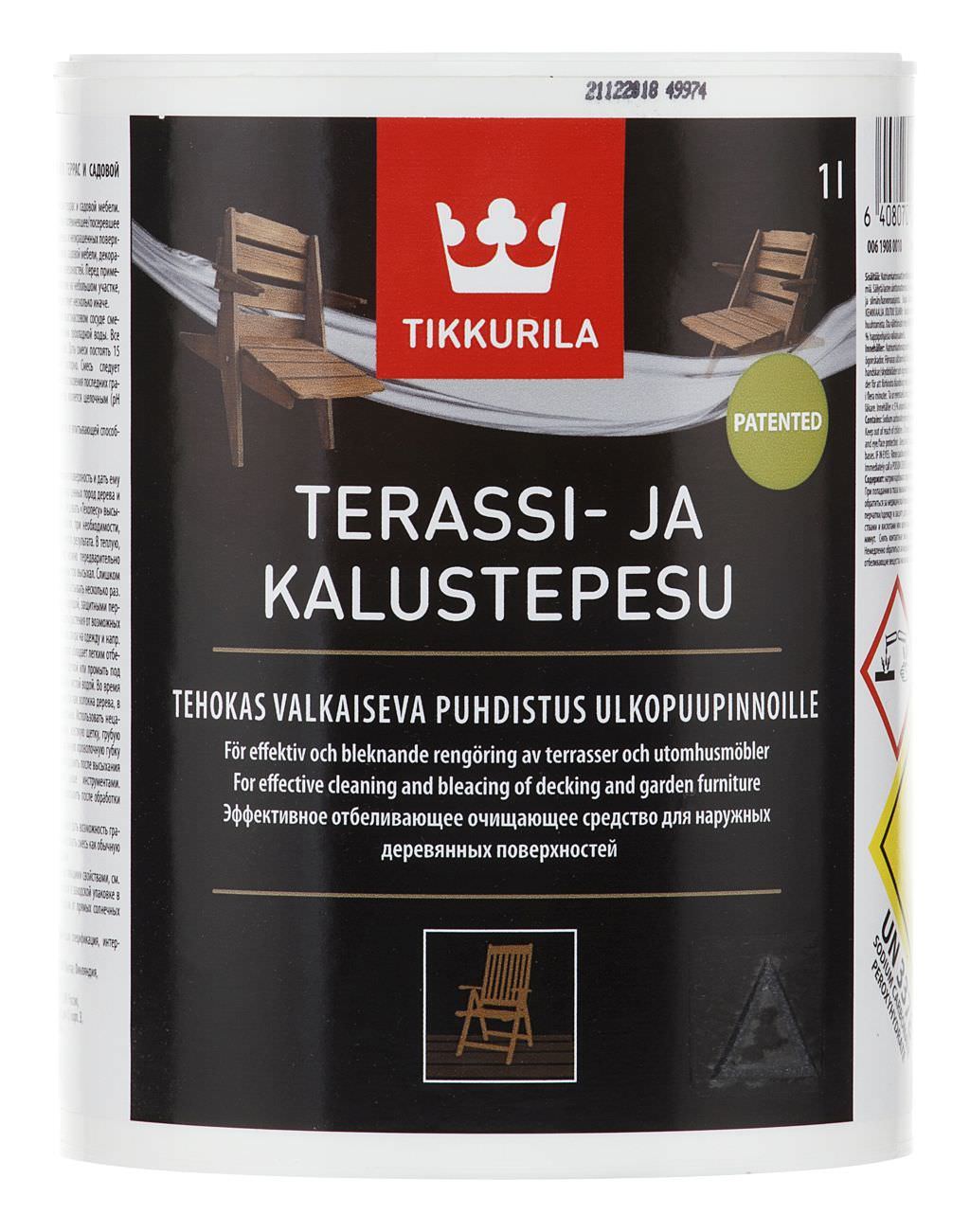 Universalus valiklis TIKKURILA TERRASSI JA KALUSTEPESU , 1 l-0