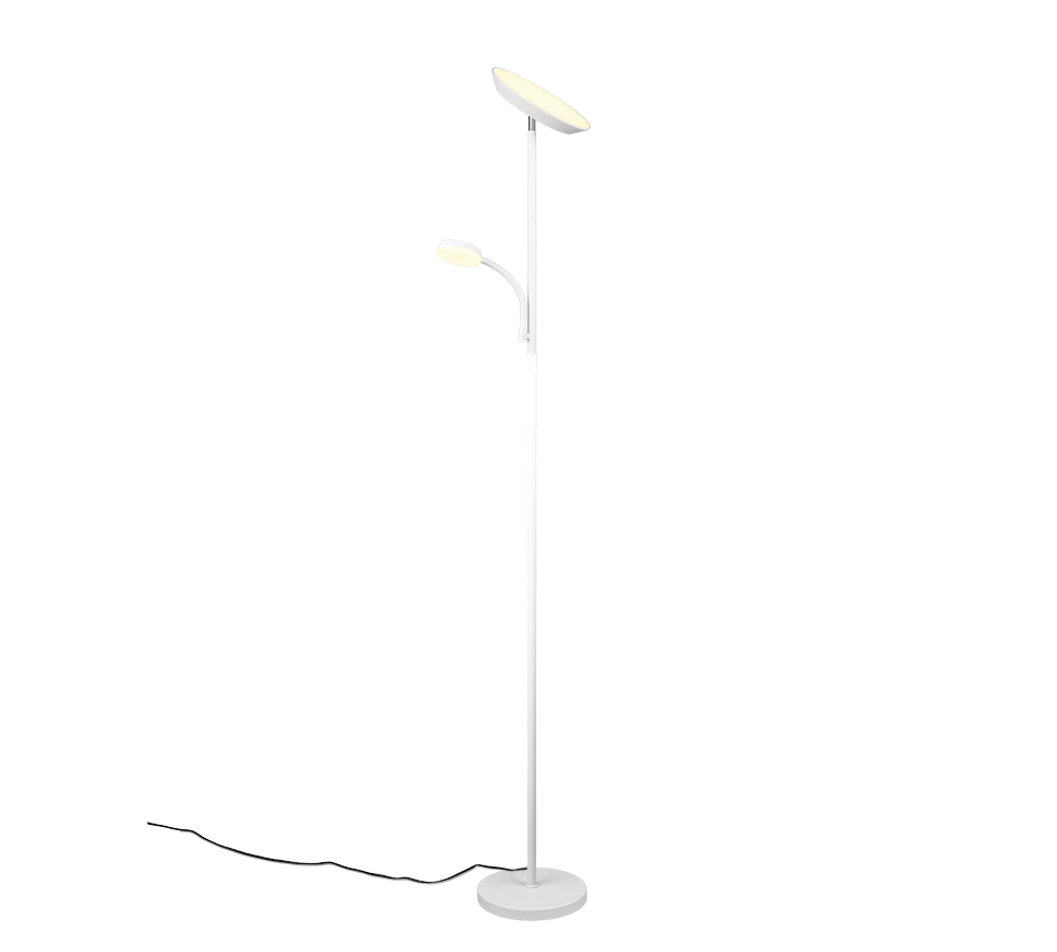 LED toršeras REALITY SPECTER, 17+4,5W 2700-4000-6500K 1900+450lm DIM, baltos sp, Ø25x178cm-0