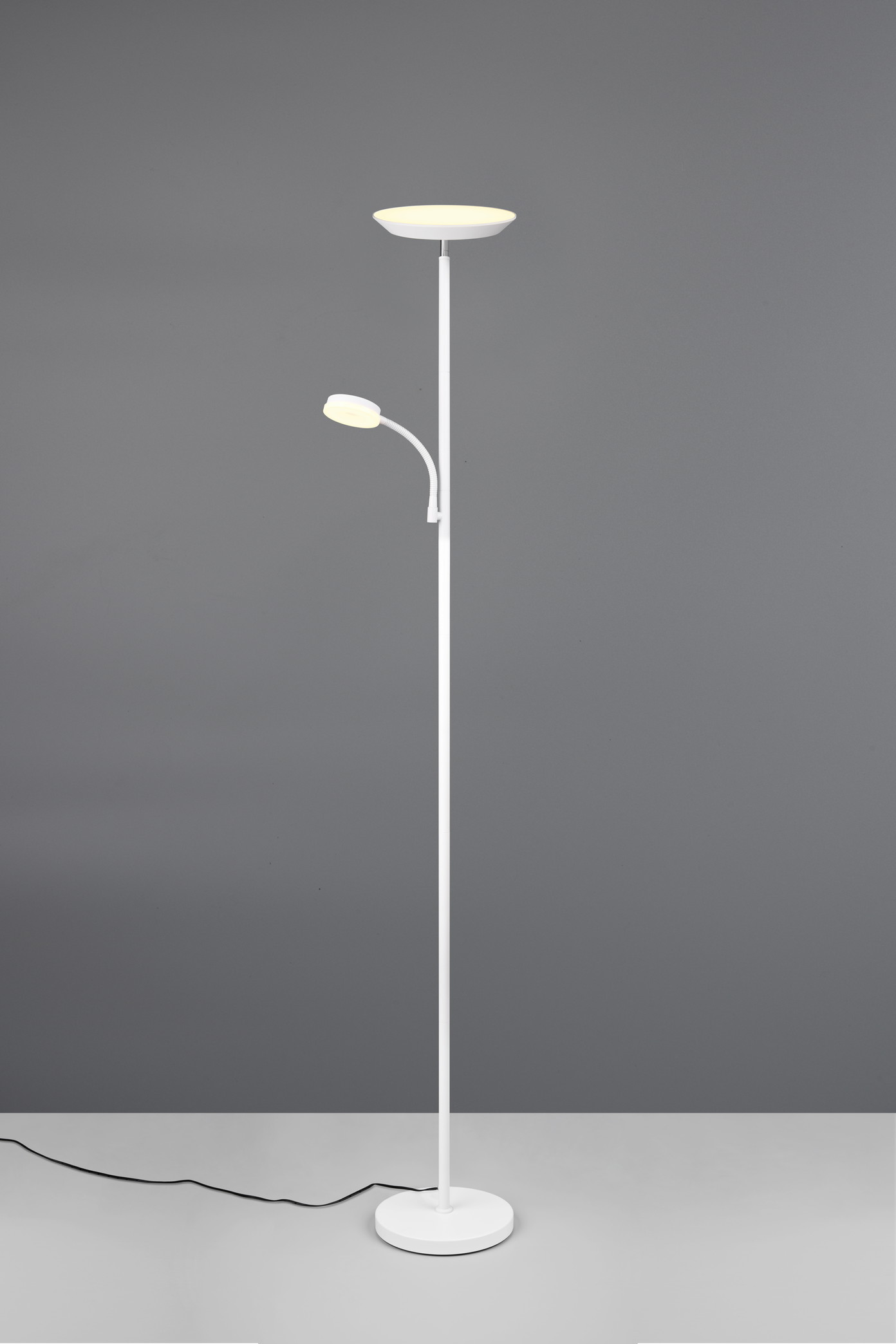 LED toršeras REALITY SPECTER, 17+4,5W 2700-4000-6500K 1900+450lm DIM, baltos sp, Ø25x178cm - 4