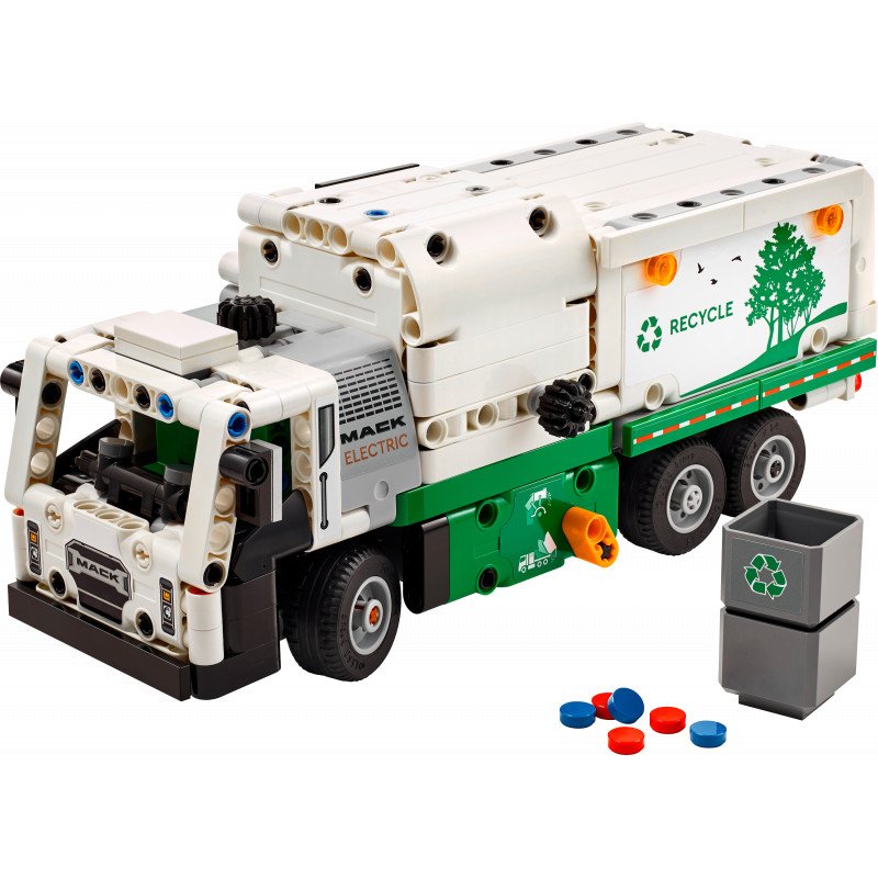 Konstruktorius LEGO Technic Mack® LR Electric Garbage Truck 42167 - 3