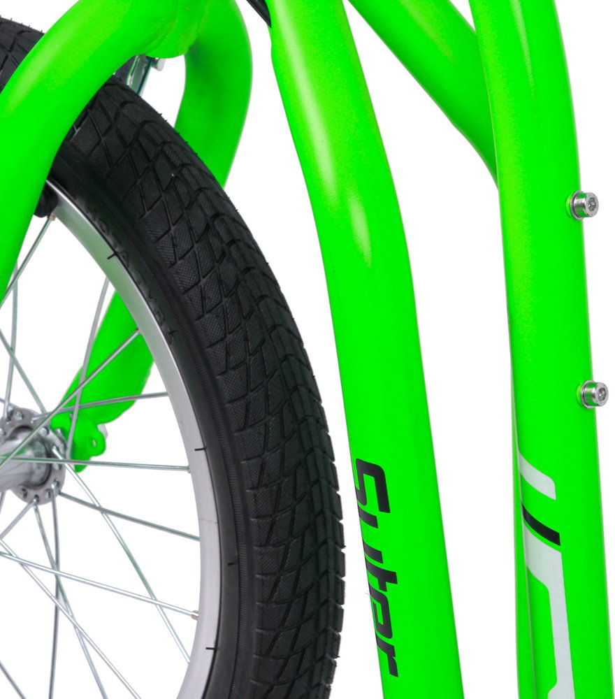 Paspirtukas su pripučiamais ratais inSPORTline Suter SE (iki 100kg) - Green - 7