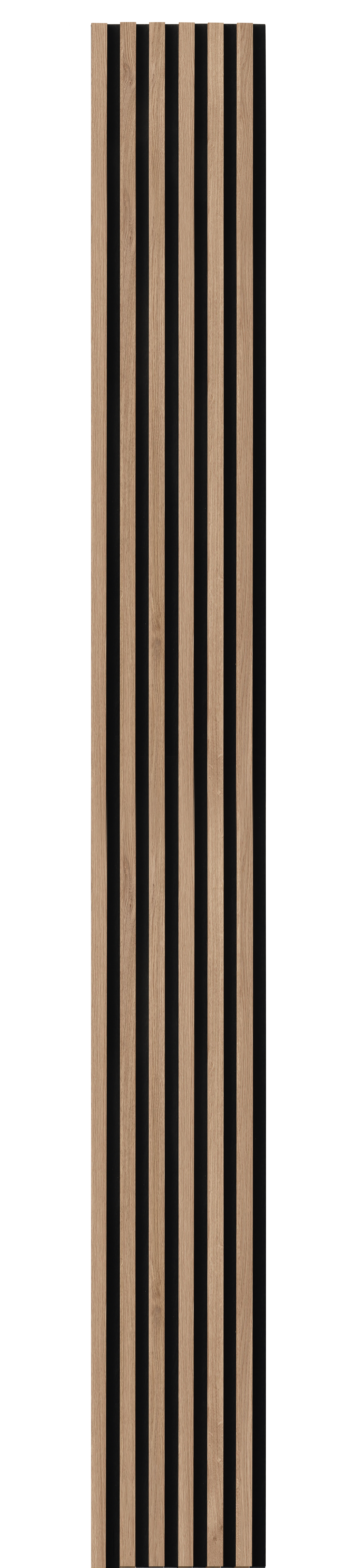 Akustinė dailylentė 6L, ąžuolo sp., 270 x 30 cm-1