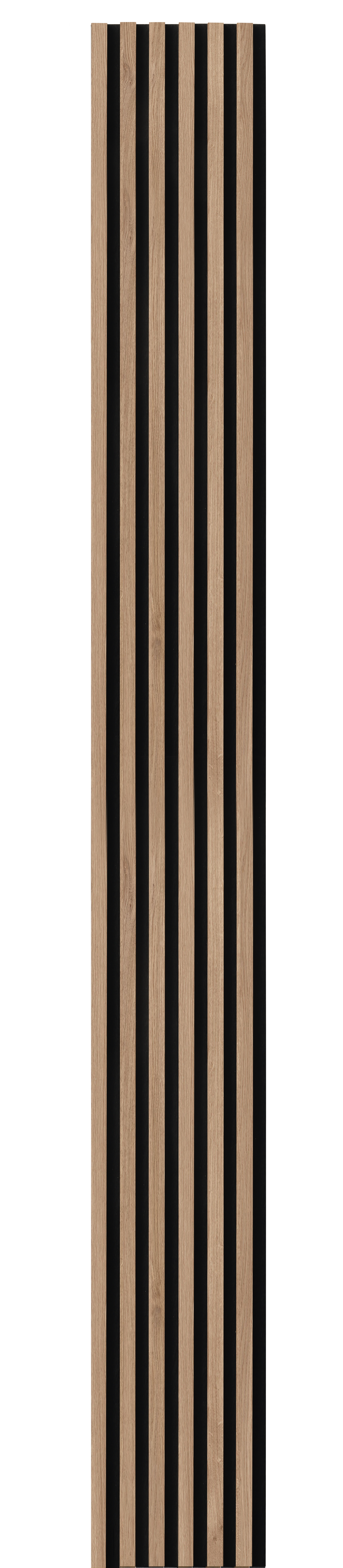 Akustinė dailylentė 6L, ąžuolo sp., 270 x 30 cm-1