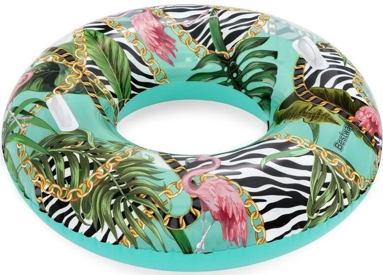 Pripučiamas plaukiojimo ratas BESTWAY Floral Fantasy Swim Ring, Φ114 cm-1