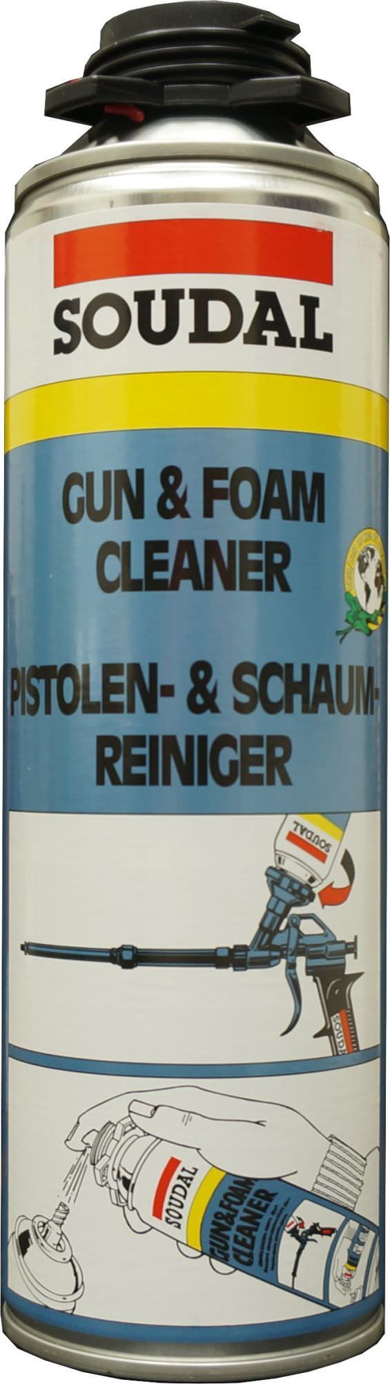 Montavimo putų valiklis SOUDAL GUN FOAM CLEANER, 500 ml-0