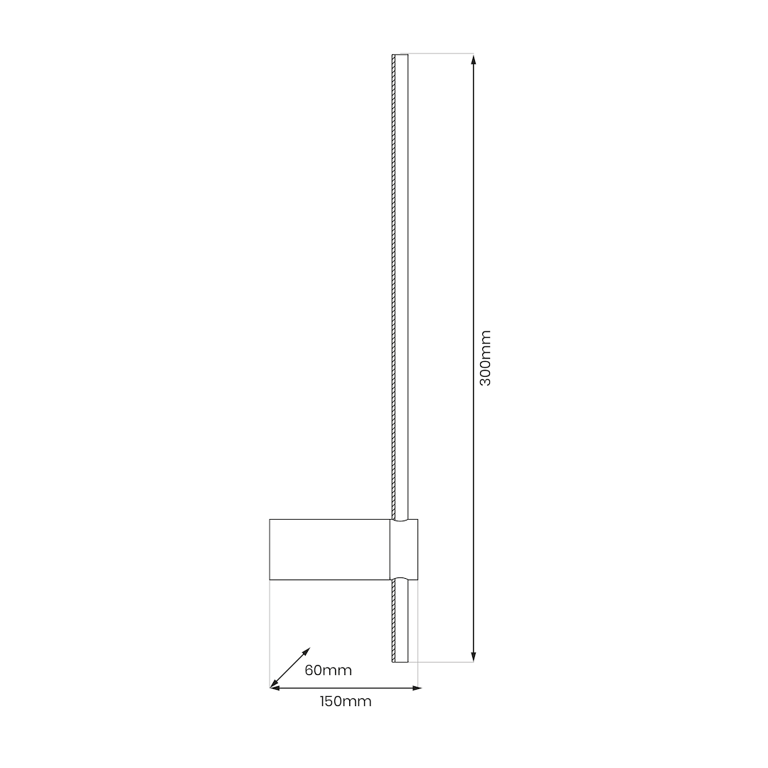 Sieninis LED šviestuvas MILAGRO SWING, 4W, 3000-6000K, 400lm, juodos sp, 15x6x30cm - 3