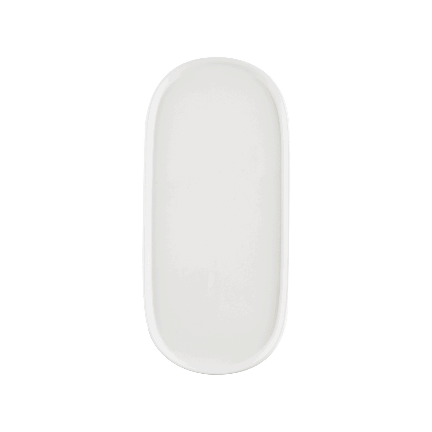 Ovali lėkštė AURORA WHITE, 25 cm-0