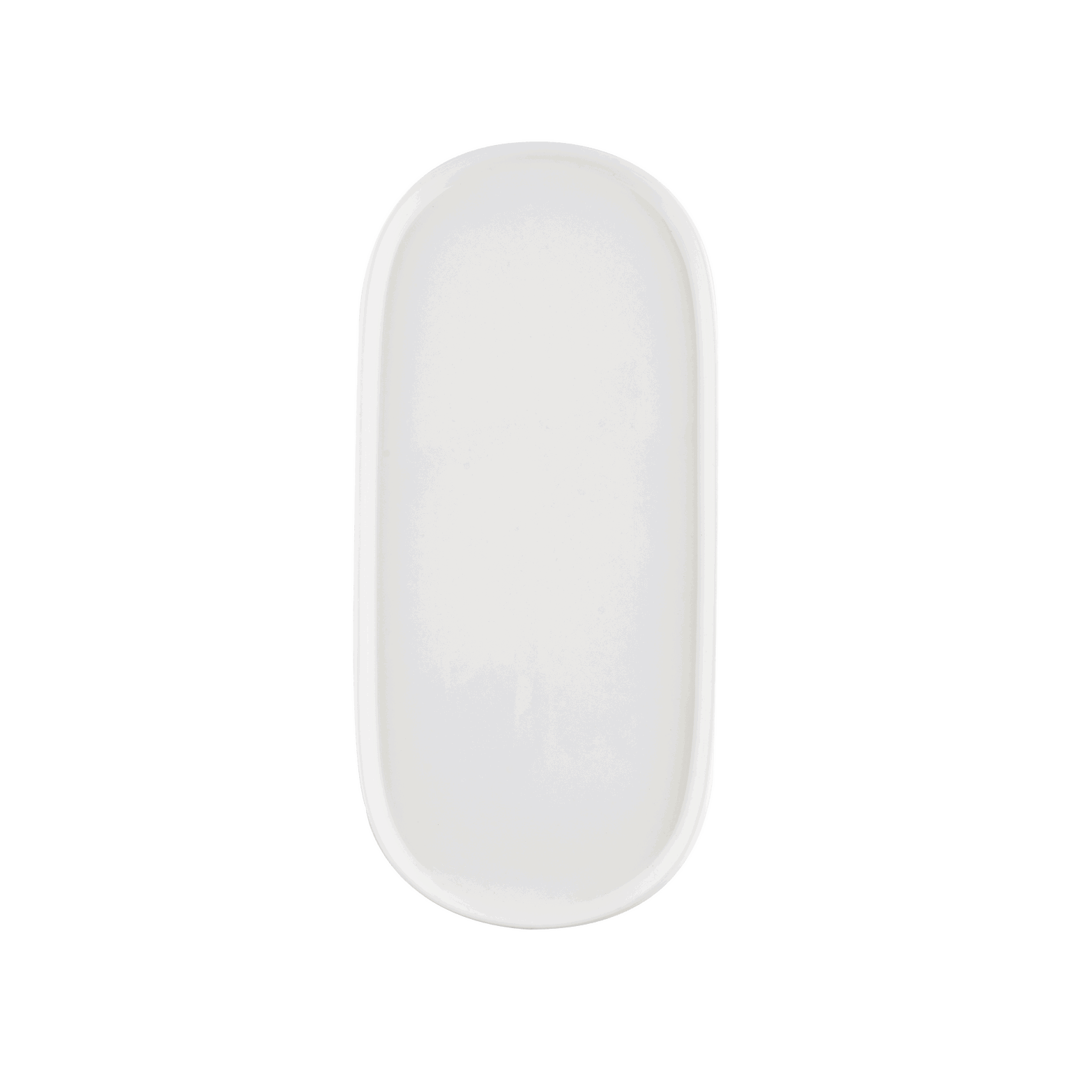 Ovali lėkštė AURORA WHITE, 25 cm-0