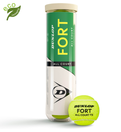 Teniso kamuoliukai Dunlop FORT ALL COURT TS Premium 4-tin ITF-0