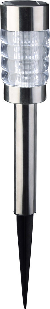 Įsmeigiamas LED lauko šviestuvas, įkraunamas saulės energija, TN-7091, nerūd.plienas, ø6,2 x 41,5 cm-0