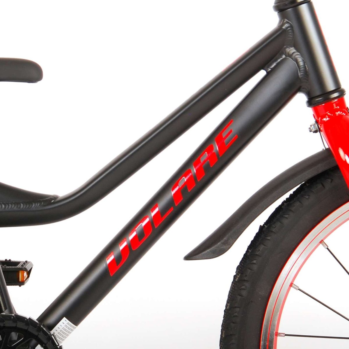 Vaikiškas dviratis VOLARE 18" Blaster (21870) juodas/raudonas - 4