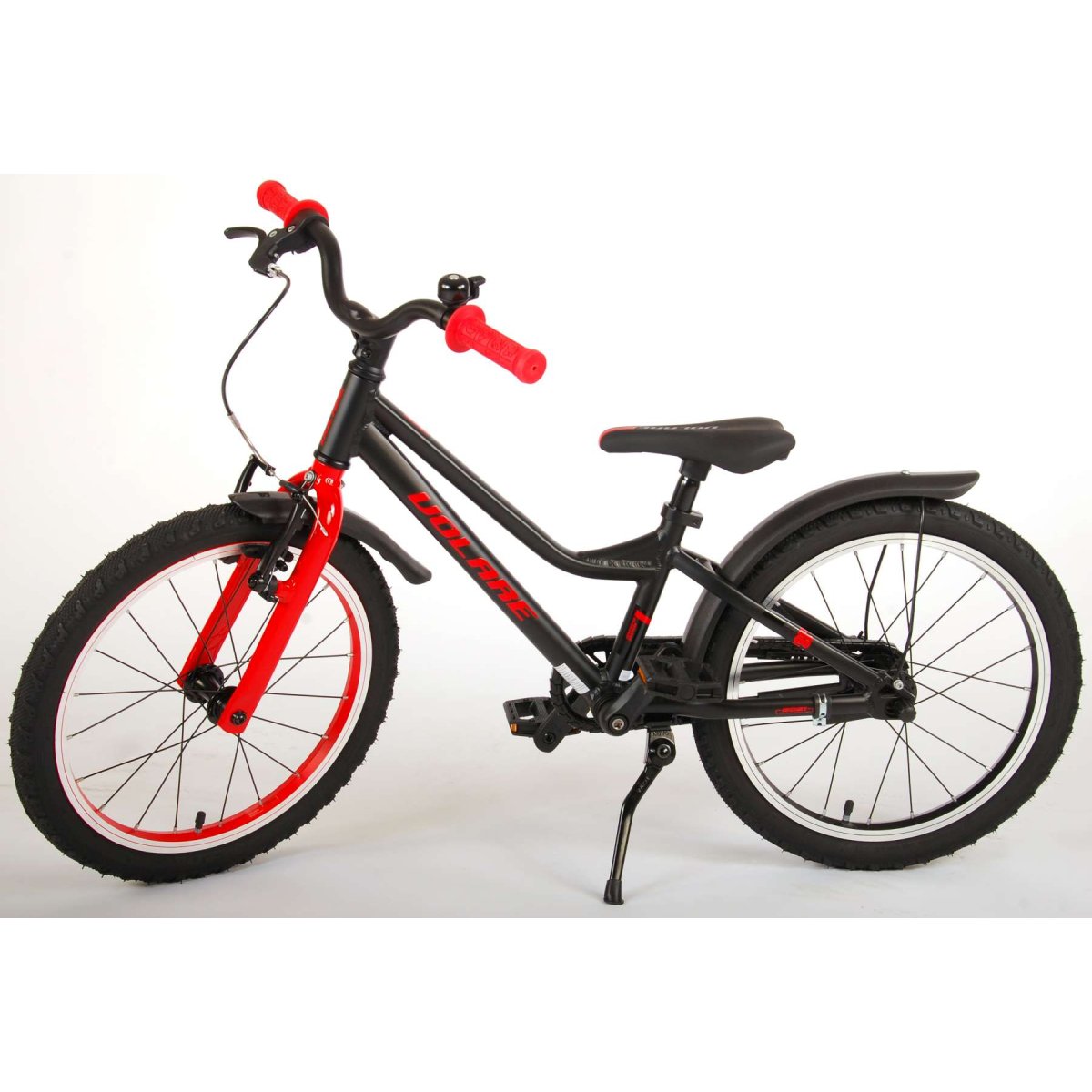 Vaikiškas dviratis VOLARE 18" Blaster (21870) juodas/raudonas - 8