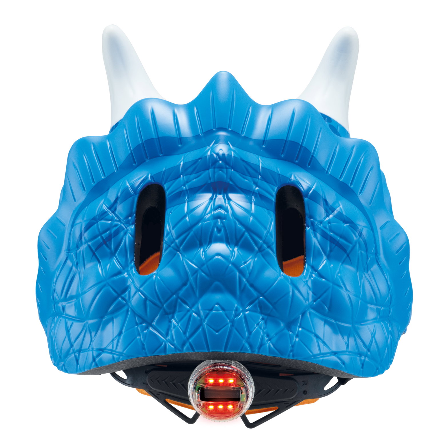 Dviratininkų šalmas Globber Triceratops, mėlynas, S/M - 3