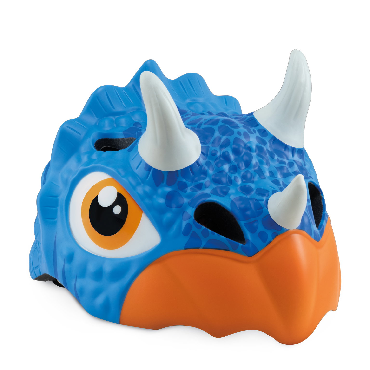 Dviratininkų šalmas Globber Triceratops, mėlynas, S/M-1