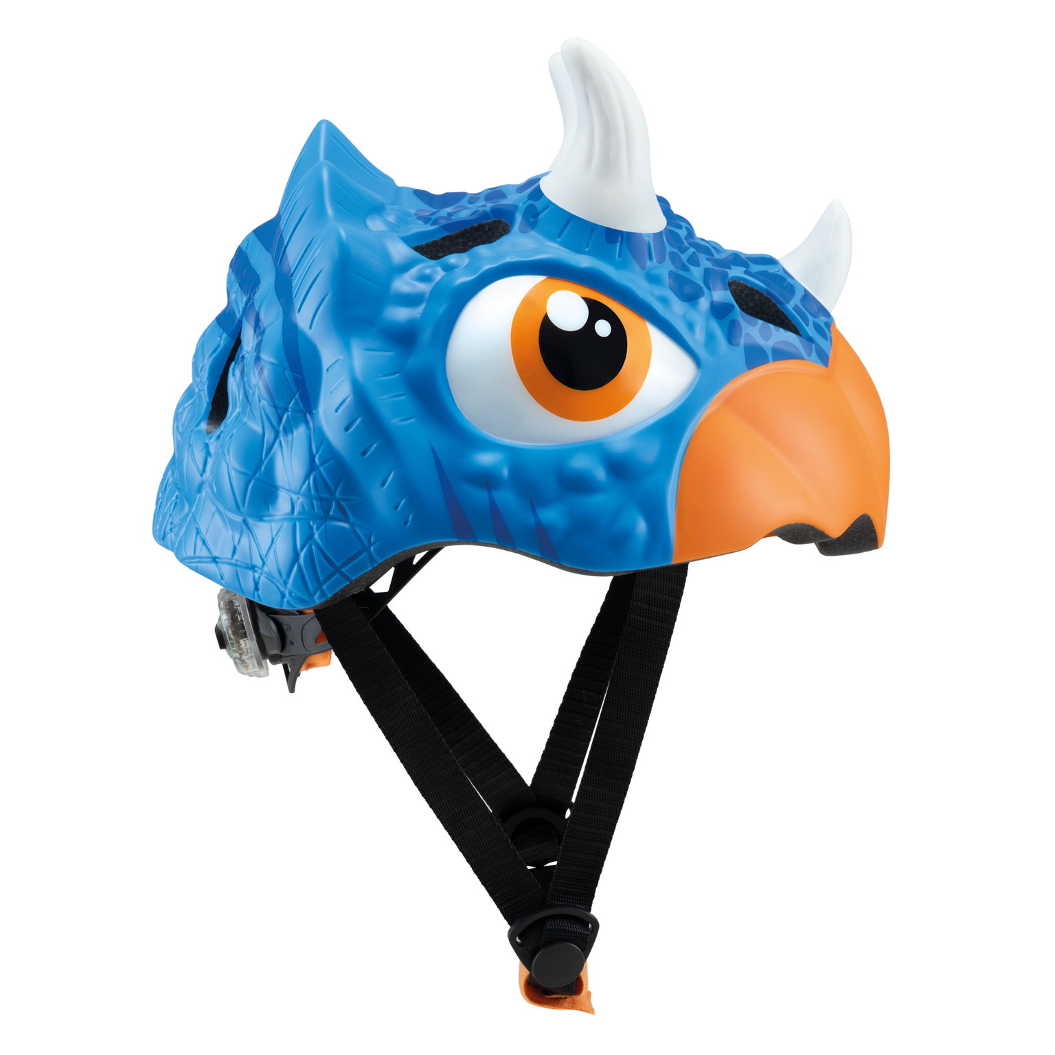 Dviratininkų šalmas Globber Triceratops, mėlynas, S/M - 6
