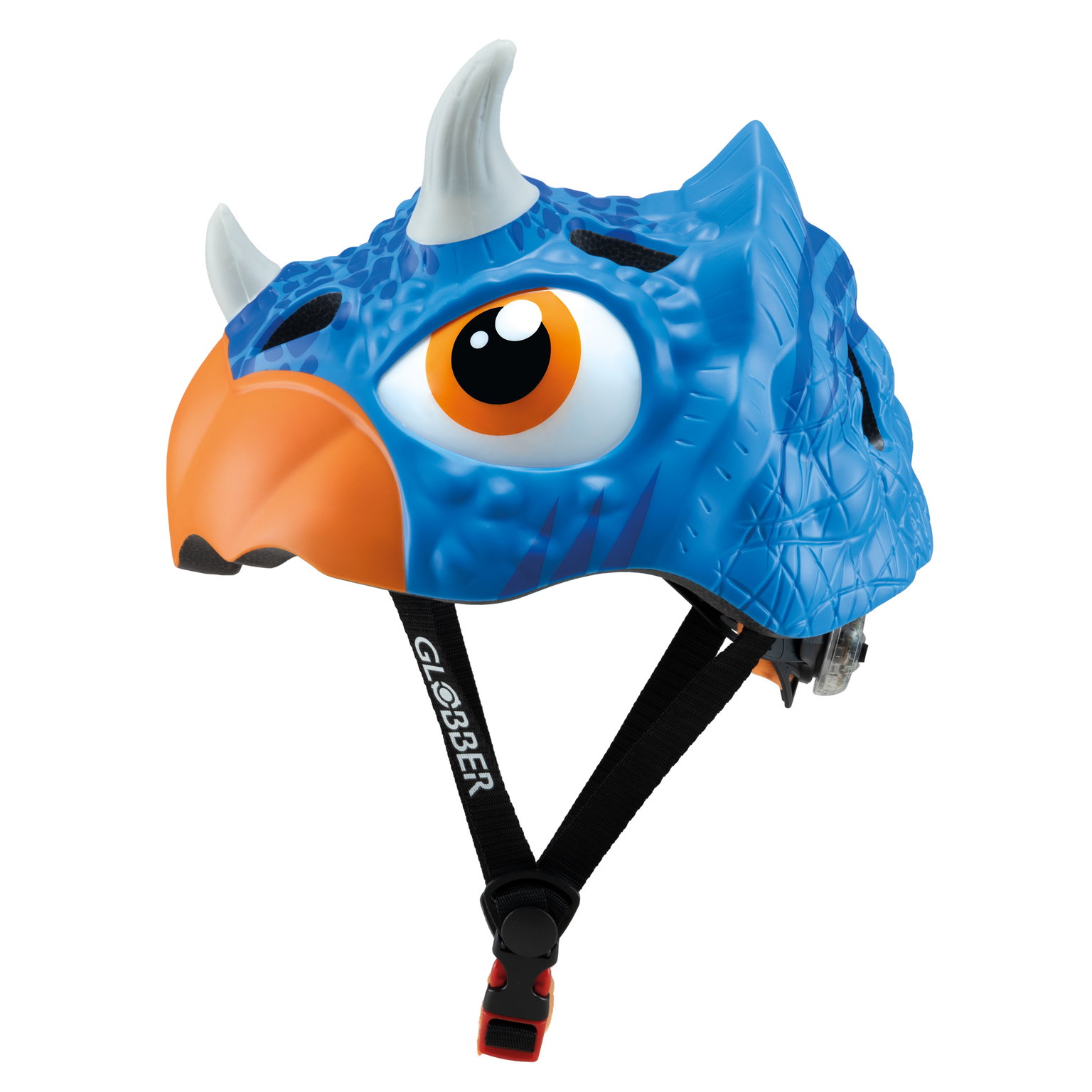 Dviratininkų šalmas Globber Triceratops, mėlynas, S/M - 5