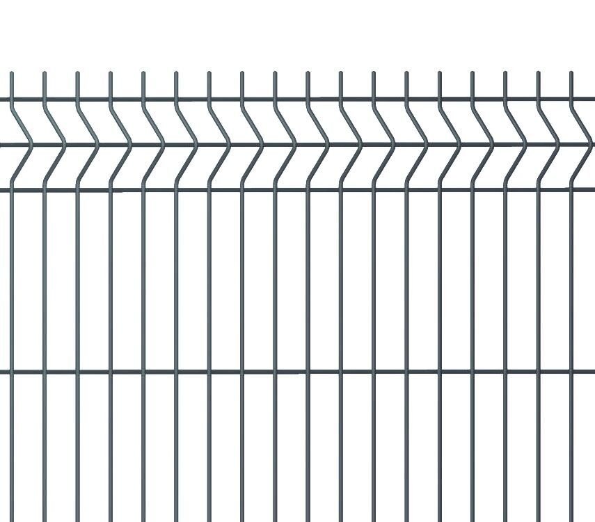 Tvoros segmentas FORTI STRONG, cinkuotas, pilkos sp., 200 x 50 x 4 x 1530 x 2500 mm