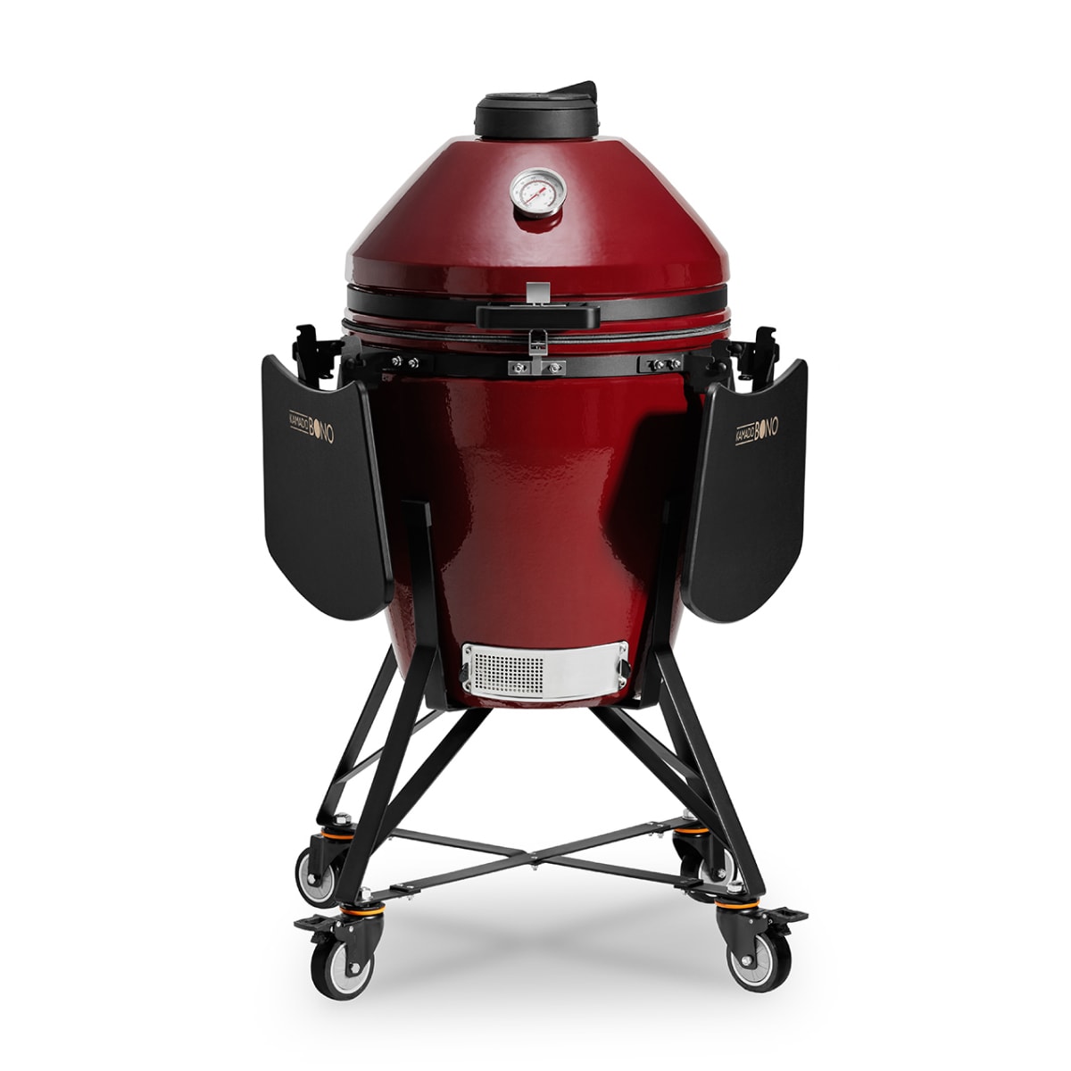 Keraminė kepsninė KAMADO BONO MEDIA EVO, 22", 56 cm, raudonos sp.-1