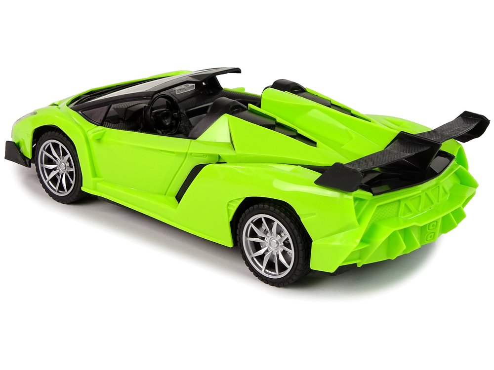 Sportinis automobilis su nuotolinio valdymo pultu, 1:18, žalias - 7