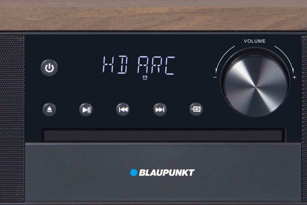 Muzikinis centras Blaupunkt Micro Stereo System MS22BT, 150 W, ruda - 4