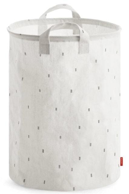 Skalbinių krepšys RAYEN, baltos sp., 55 x ø40 cm