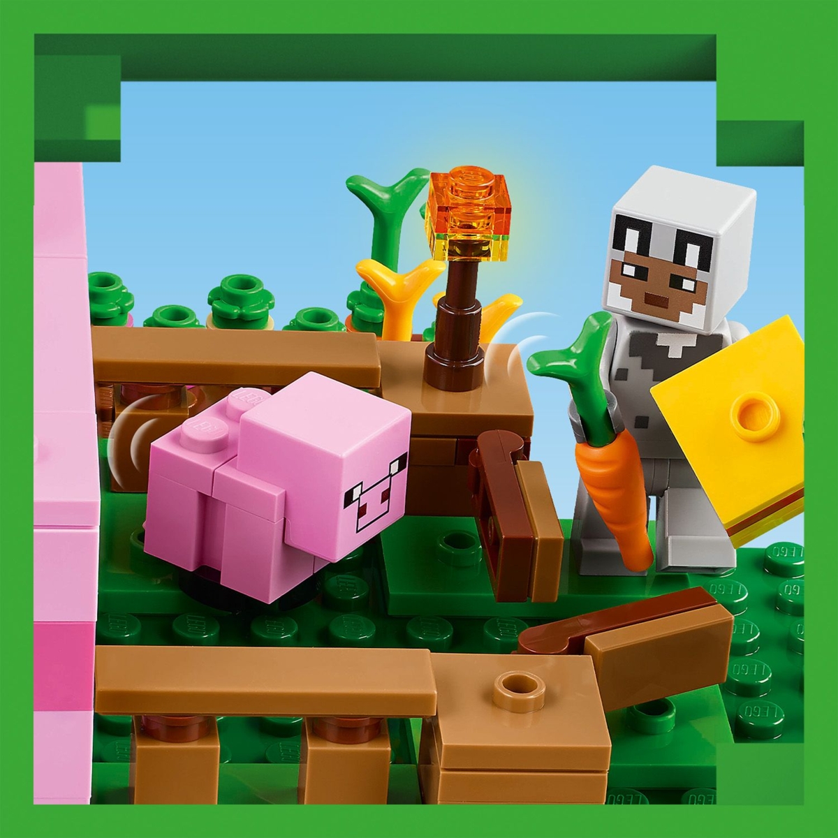 Konstruktorius LEGO Minecraft The Baby Pig House - 6