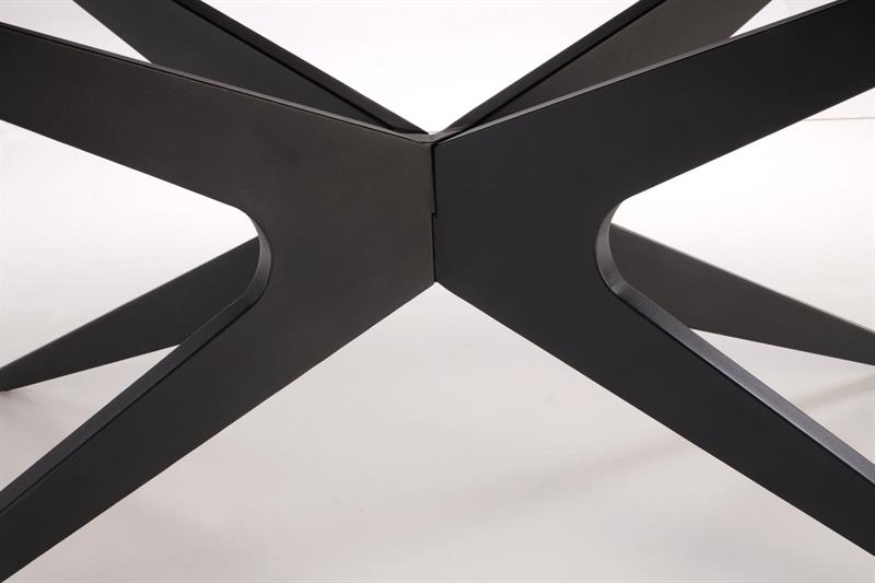 Valgomojo stalas SANDRO, 180-240 x 100 cm, juoda - 5