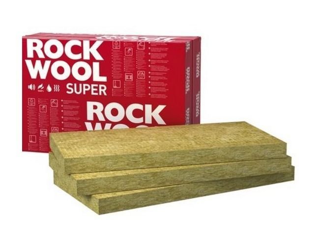 Akmens vata ROCKWOOL Superrock, 100 x 565 x 1000 mm