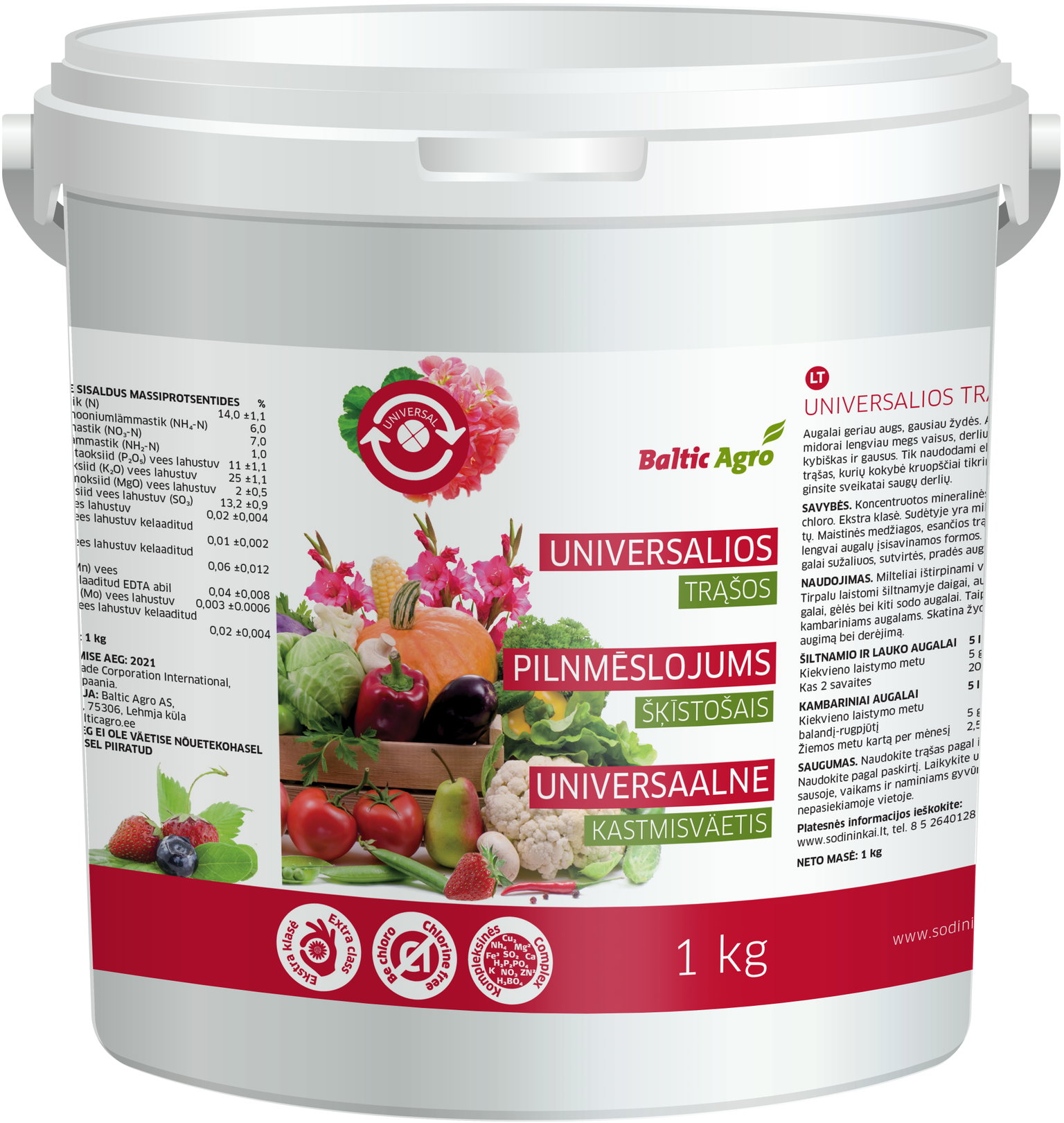 Universalios trąšos, 1 kg