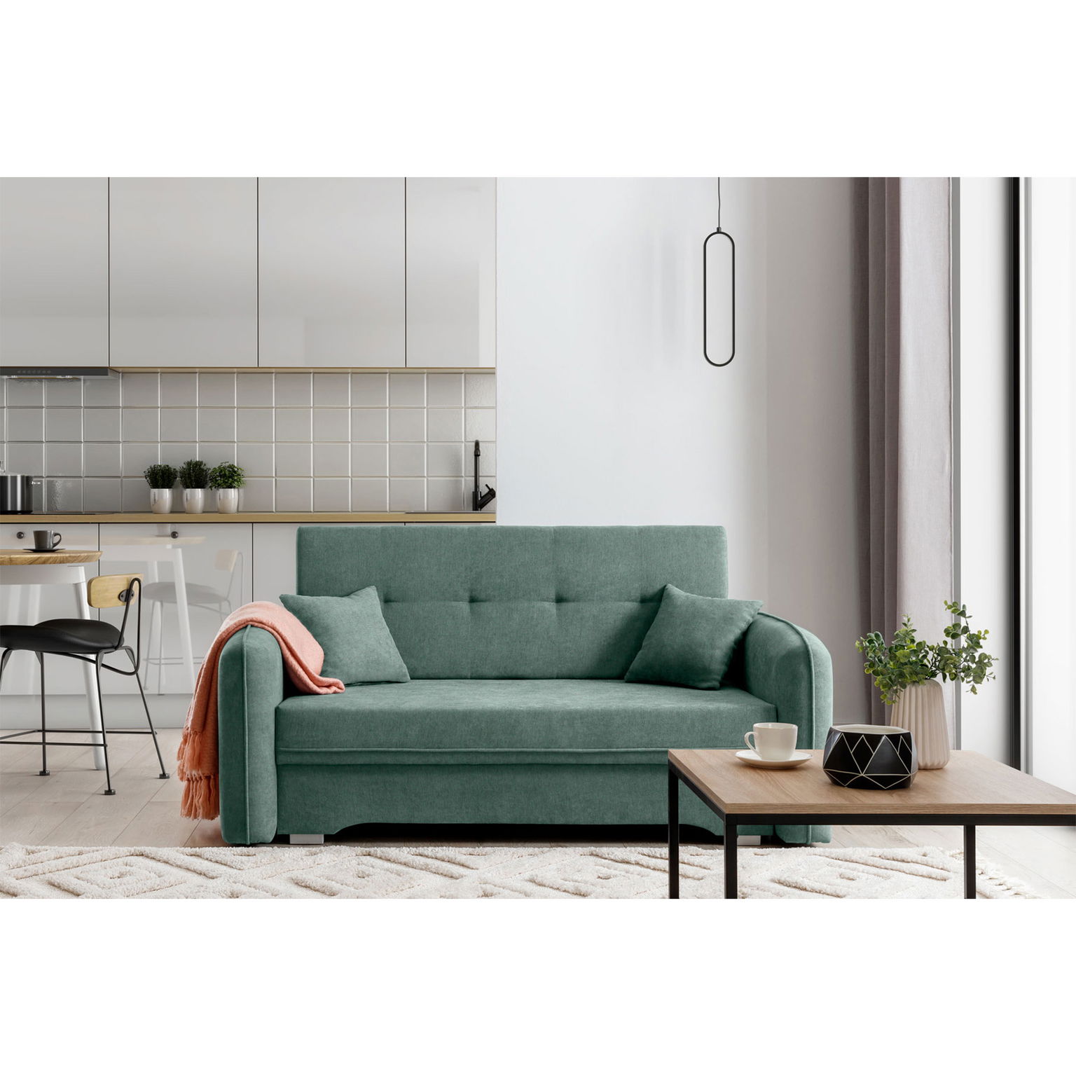 Sofa Laine, žalia-0