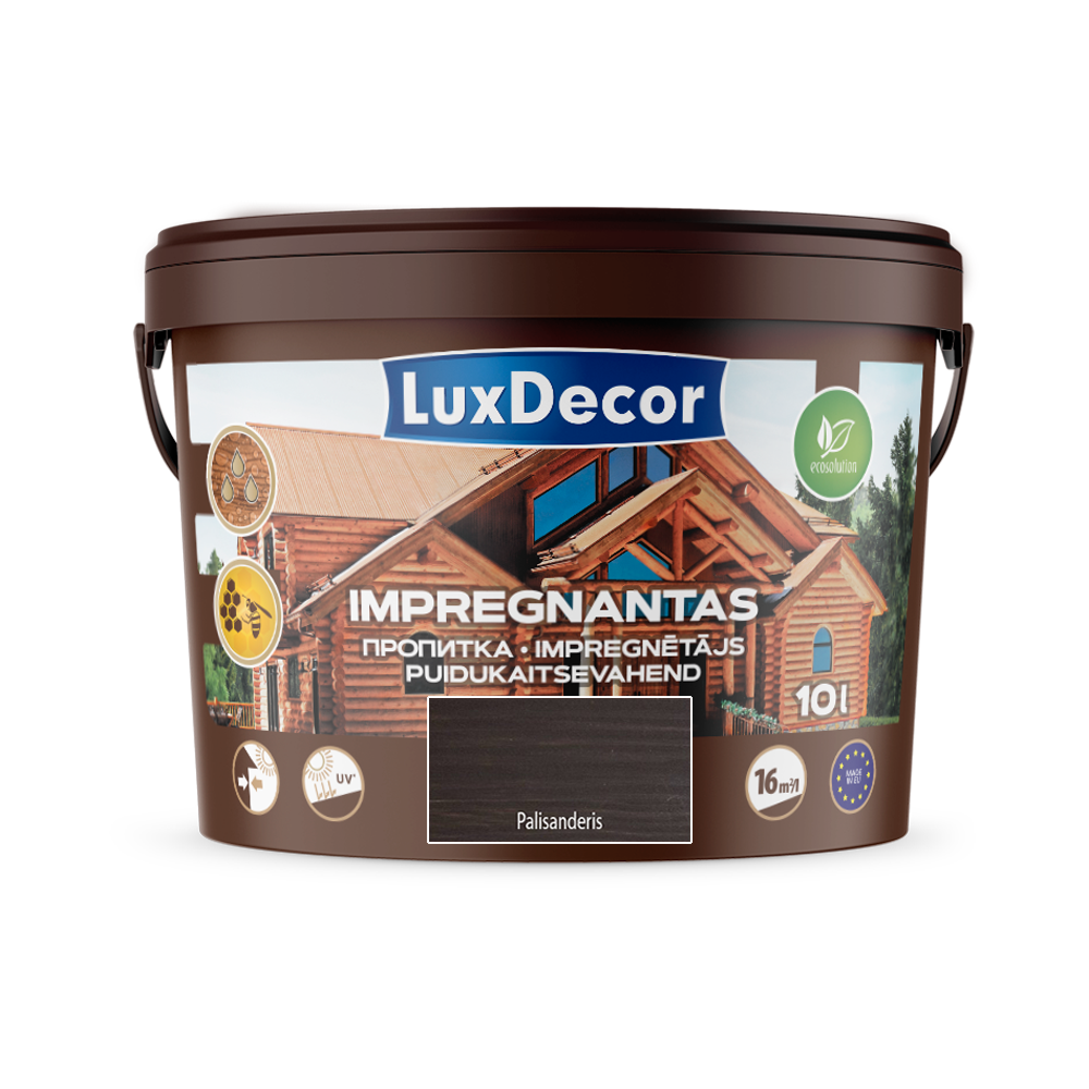 Medienos impregnantas LUXDECOR, palisanderio sp., 10 l-0