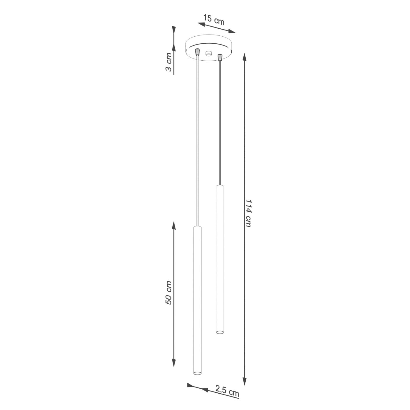 Pakabinamas šviestuvas SOLLUX PASTELO 2, G9, 2 x max 8W LED, smėlio - 5