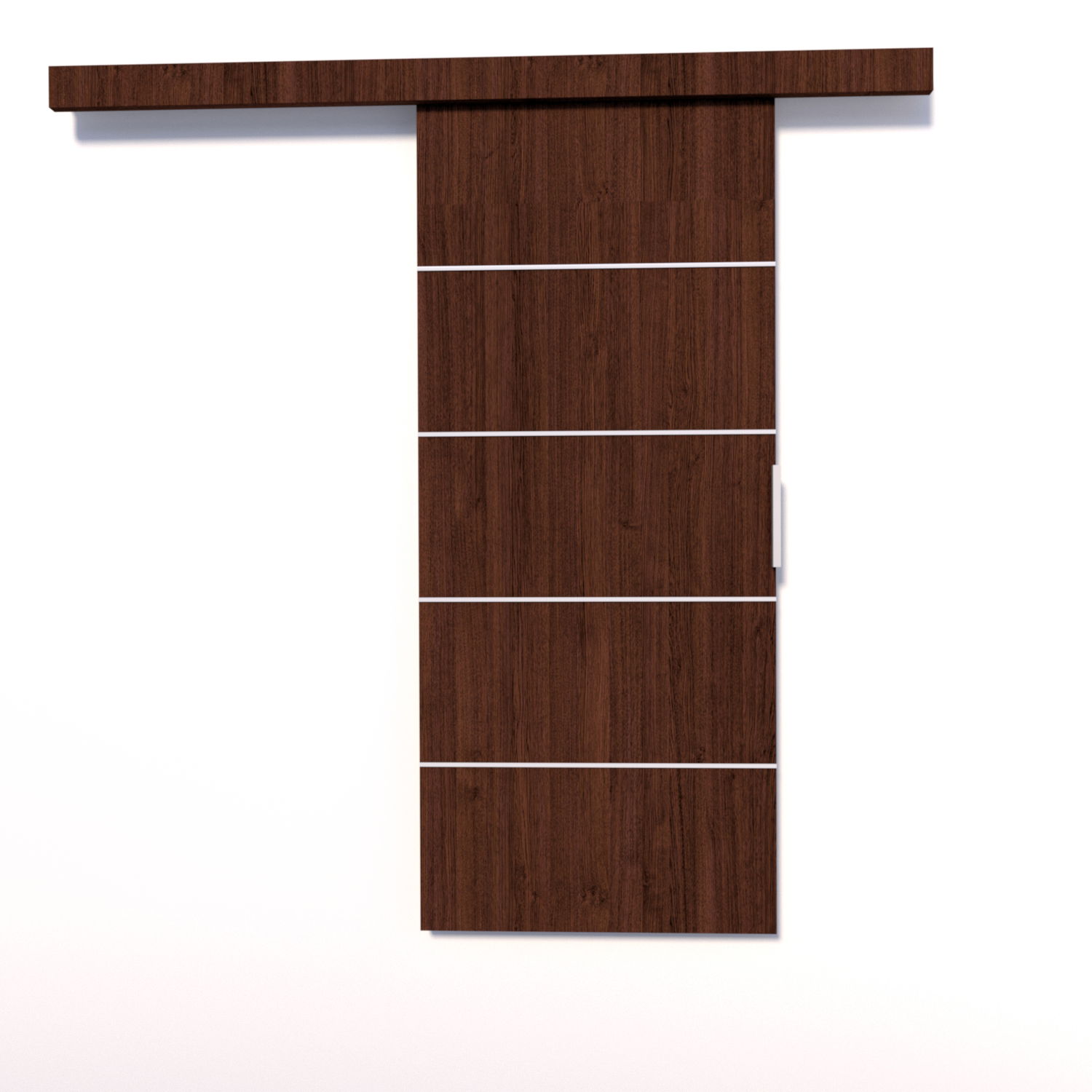 Stumdomos durys BIELLA 86 x 205 cm, ruda - 2