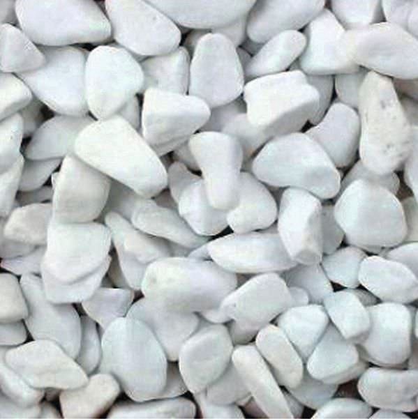 Dekoratyviniai akmenys BIANCO CARRARA, 5-12 mm, 20 kg
