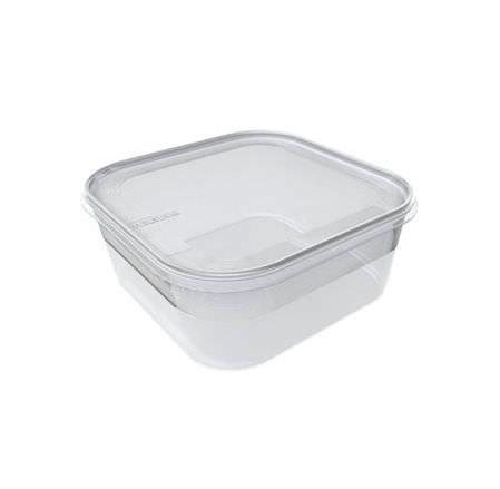 Daugkartinis maisto šaldymo indelis PLAST TEAM HELSINKI, skaidrus, 19x19x15 cm, 1,8 l