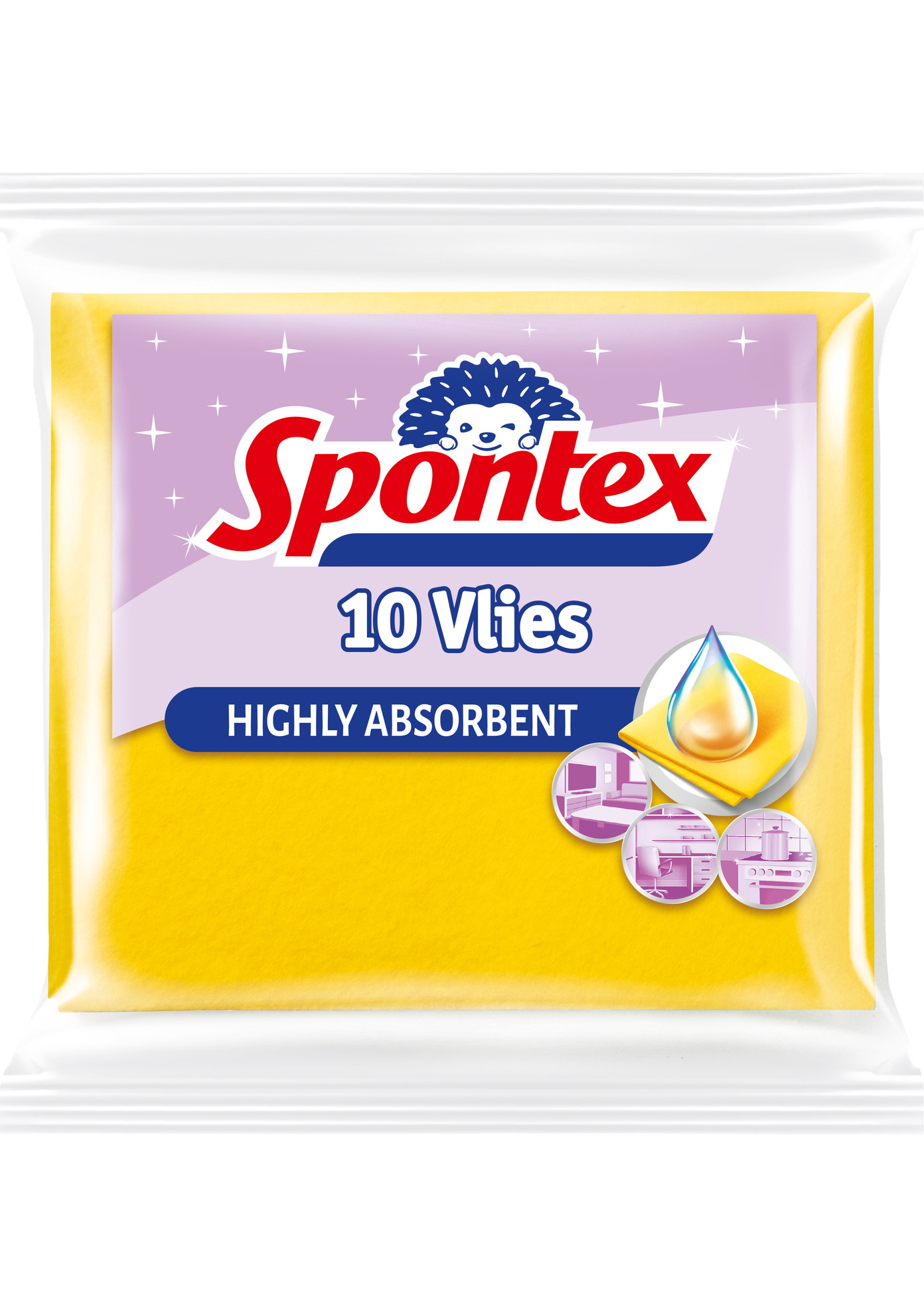 Universalios šluostės SPONTEX 10VLIES, 10 vnt.