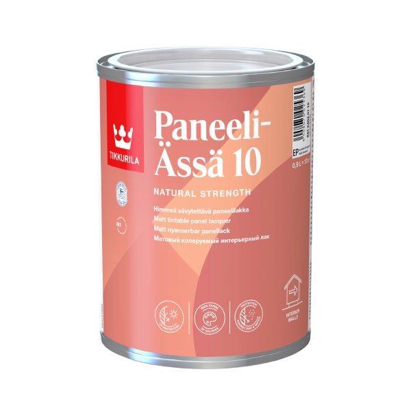 Vidaus darbų lakas TIKKURILA PANEELI-ASSA, matinis, EP bazė, 0,9 l-0