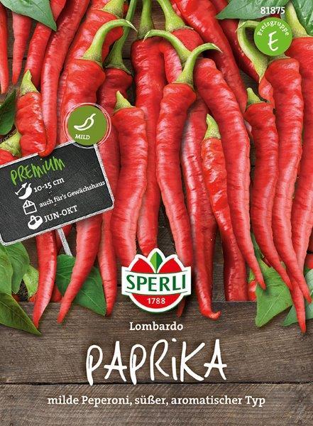 Paprikų LOMBARDO sėklos, 7g-0
