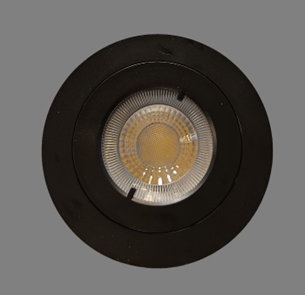 Įleidžiamas LED šviestuvas TRIO LAMONT, IP65 6,5W 650lm 3000K juodos sp Ø8,2x3,8cm - 4
