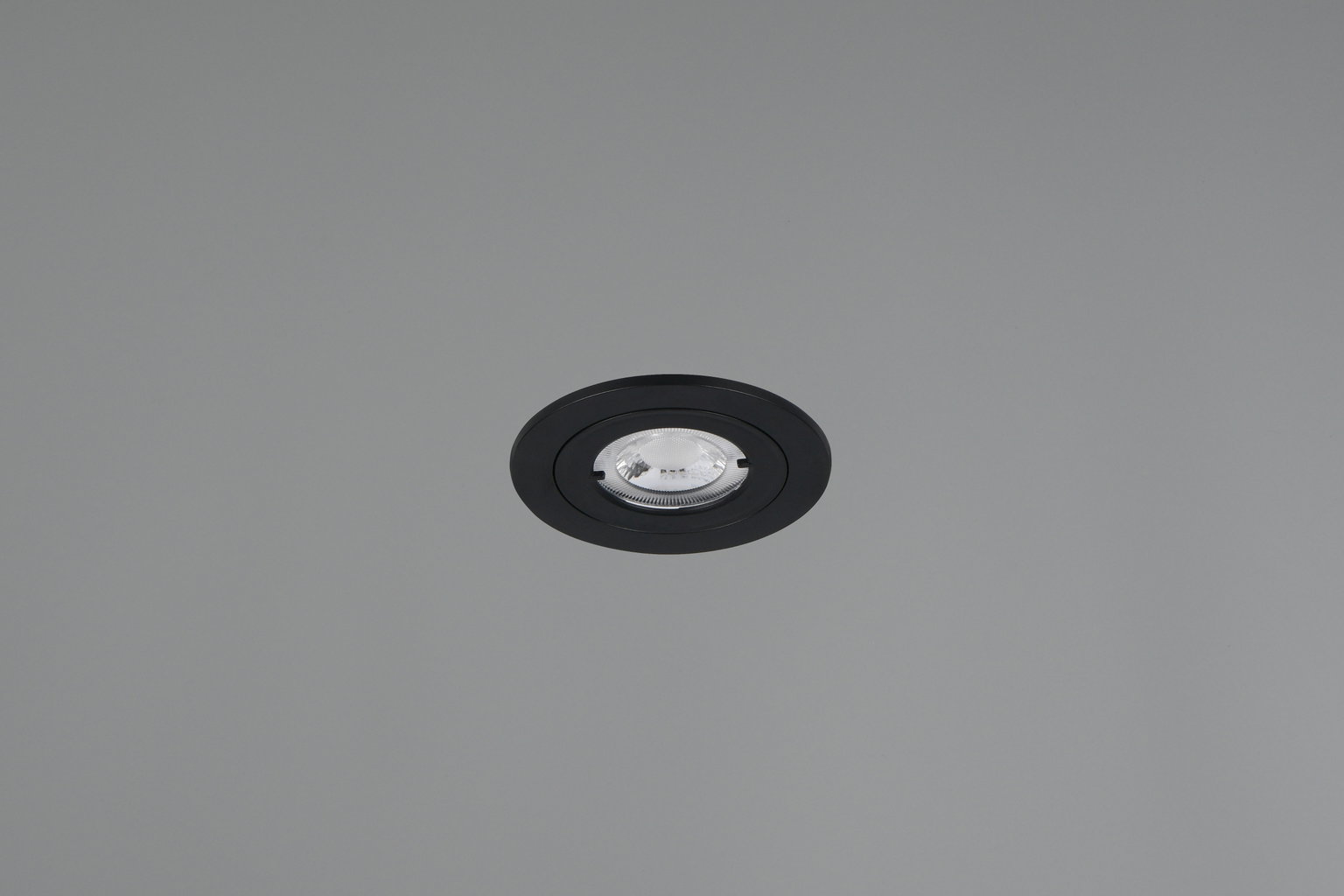Įleidžiamas LED šviestuvas TRIO LAMONT, IP65 6,5W 650lm 3000K juodos sp Ø8,2x3,8cm - 3