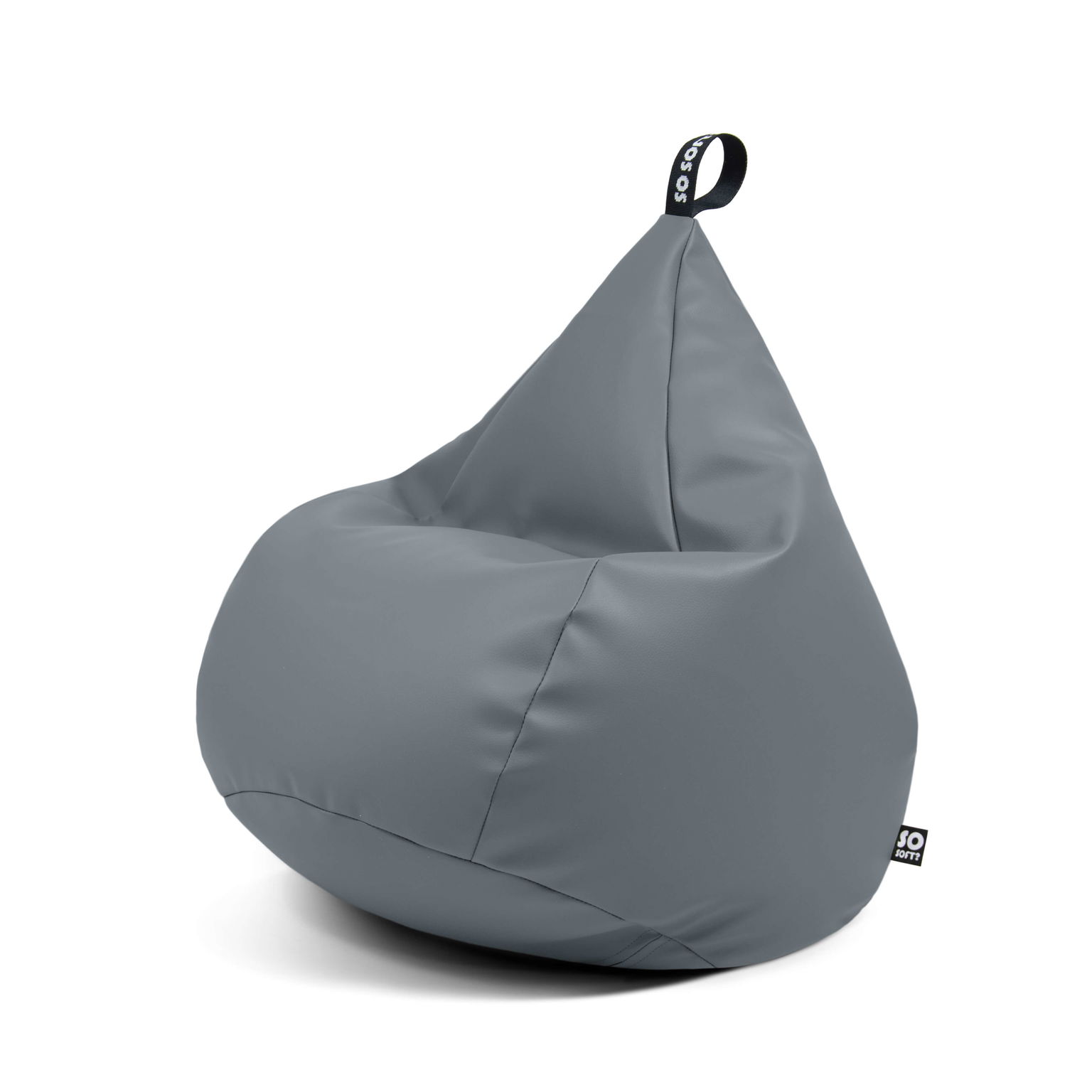 Sėdmaišis Drop M Robust, 55x55x60 cm, pilka