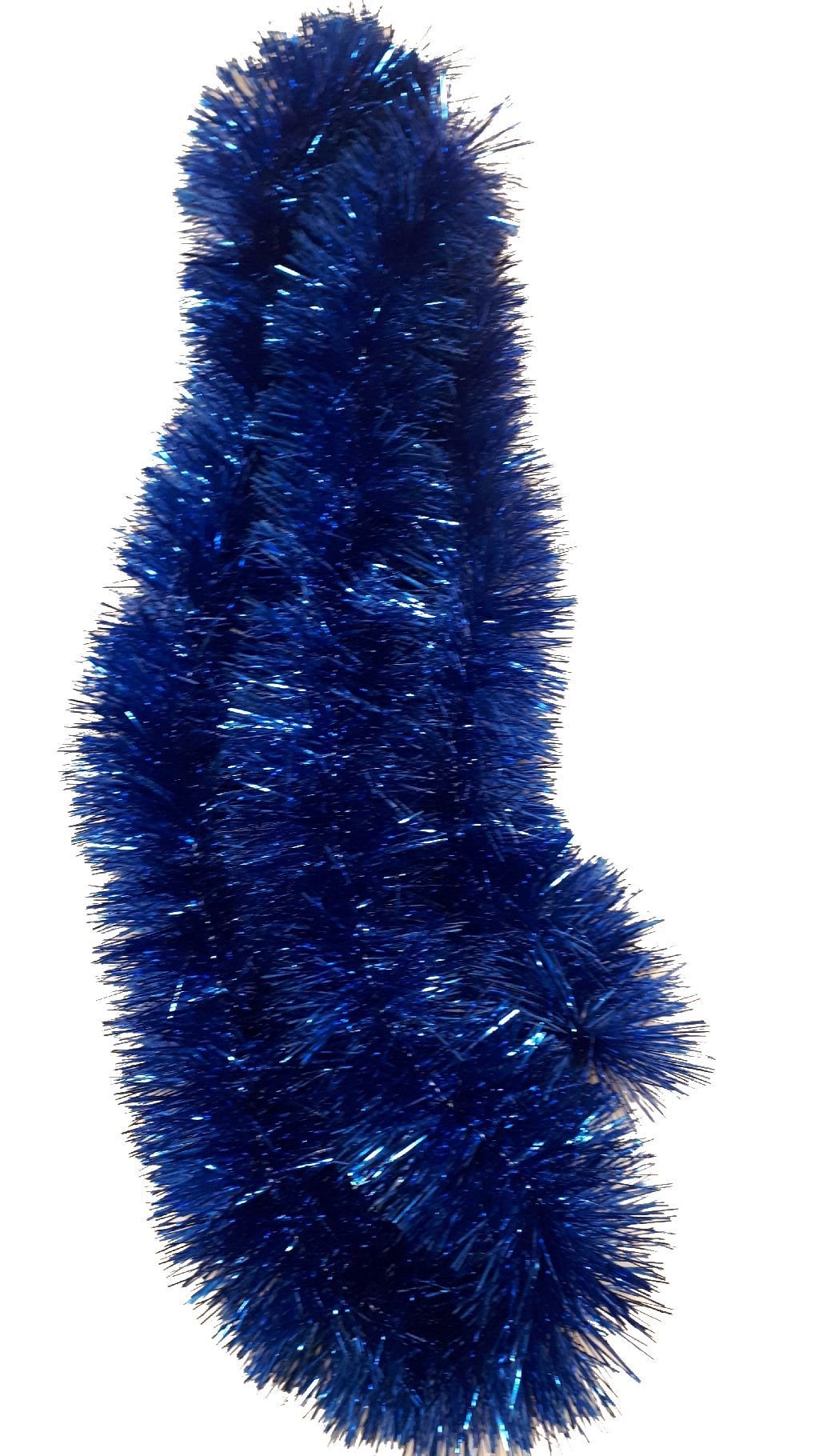 Lavsaninė girlianda, mėlyna, 2 m x 100 mm